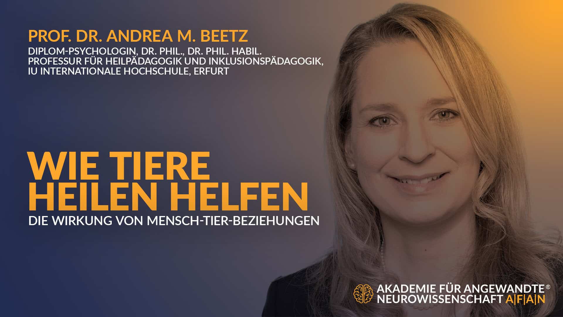 Wie Tiere heilen helfen
