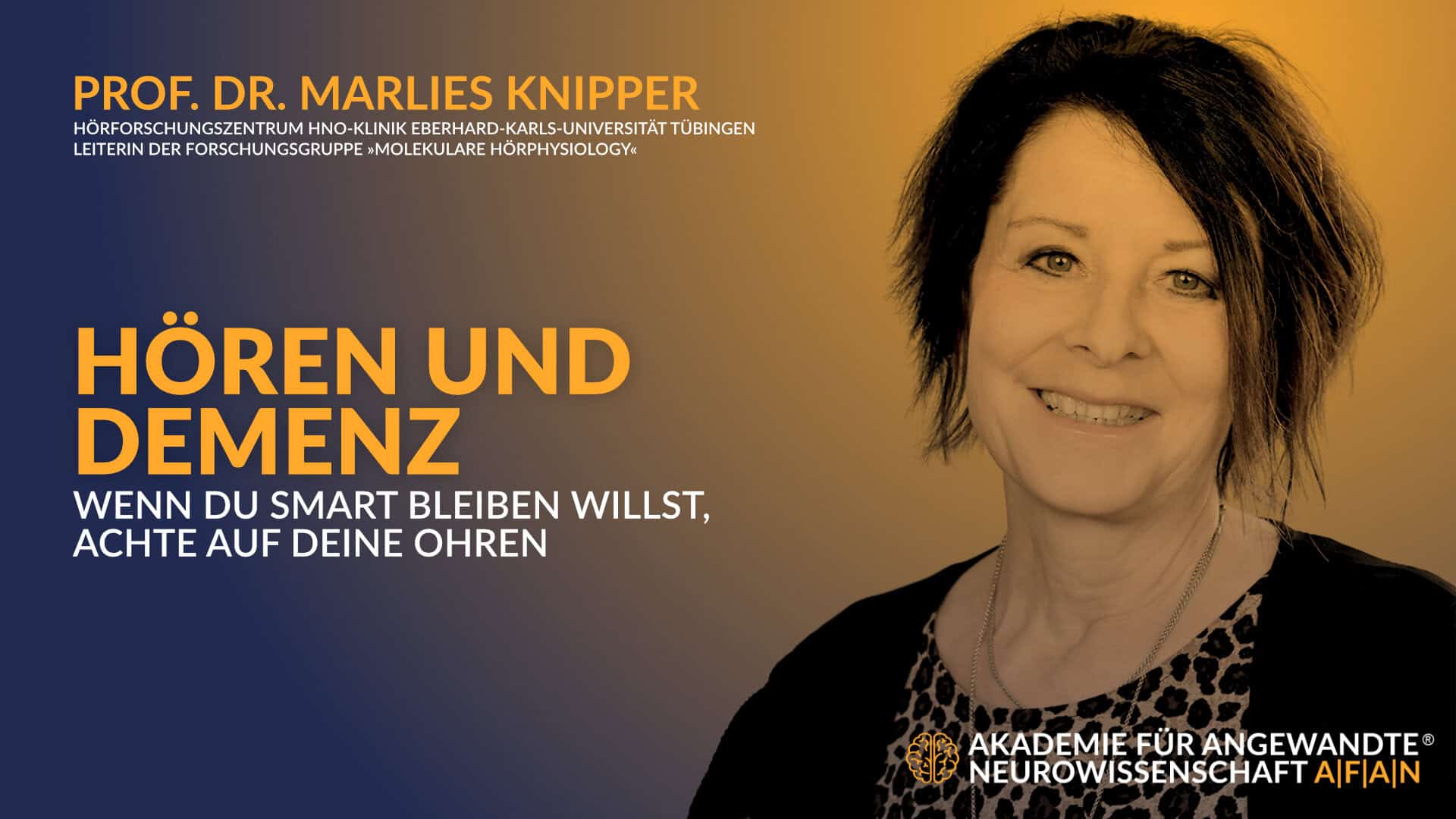 Hören und Demenz